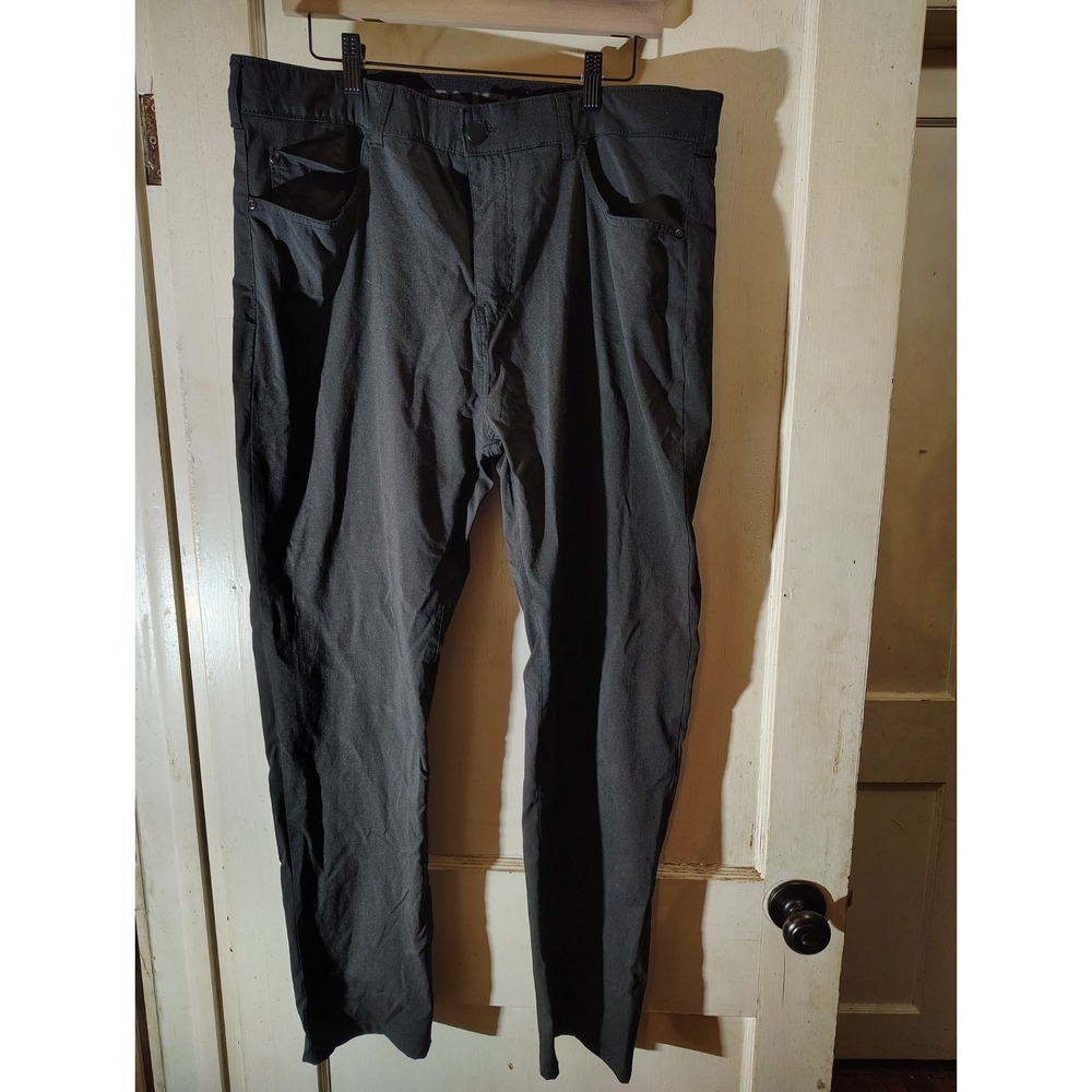 Denali Mens Performance Pants Black 36x30 Nylon Spandex Stretch Hiking D788189S